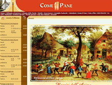 Tablet Screenshot of comeilpane.it